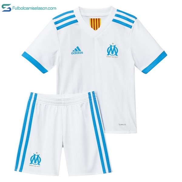 Camiseta Marsella Niños 1ª 2017/18